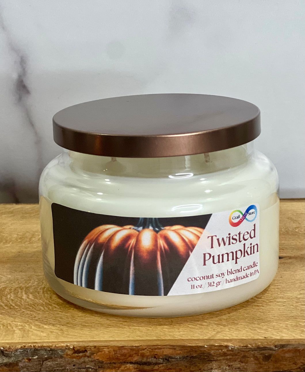 TWISTED PUMPKIN CANDLE